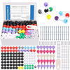 Picture of Swpeet 307 Pcs Molecular Model Kit for Organic and Inorganic Chemistry - Chemistry Molecular Model Student and Teacher Set - 126 Atoms & 30 Orbitals & 150 Links & 1 Short Link Remover Tool