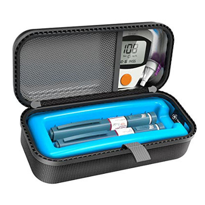 Picture of SHBC Insulin Pen Carrying Case Portable Medical Cooler Bag for Diabetes with Protective Ice Brick - Convenient to Changing Needles with Each Injection