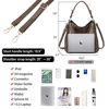 Picture of Hobo Bags for Women Handbags Purse Ladies Boho Shoulder Bag Crossbody Vegan Leather