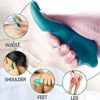 Picture of Manual Trigger Point Massage Tool and Thumb Saver for Full Body Deep Tissue Massage, with 2 Pieces Finger Ring, Stress Relief