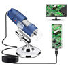 Picture of Jiusion 2K HD 2560x1440P USB Digital Microscope for Android Cellphone and Tablet Windows Mac Linux, 40X to 1000X Magnification Endoscope Handheld Mini Magnifier Camera for Coin Facial Skin Scalp