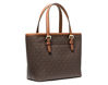 Picture of Michael Kors Jet Set Travel Convertible Carryall Top Zip Logo Tote - Brown