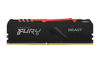 Picture of Kingston Fury Beast RGB 8GB 3200MHz DDR4 CL16 Desktop Memory Single Stick KF432C16BBA/8