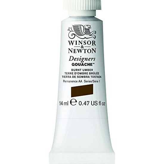 Picture of Winsor & Newton Designers Gouache Tube, 14ml, Burnt Umber