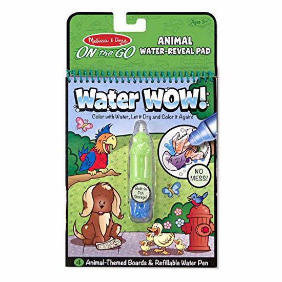 Picture of Melissa & Doug On the Go Water Wow! Reusable Water-Reveal Activity Pad - Animals