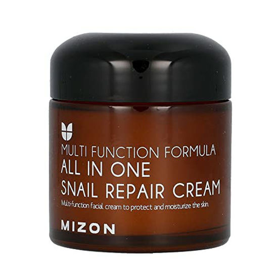 Picture of MIZON Snail Repair Cream 2.5 oz, Face Moisturizer with Snail Mucin Extract, All in One Snail Repair Cream, Recovery Cream, Korean Skincare, Wrinkle & Blemish Care by Mizon (2.5 oz 75ml)