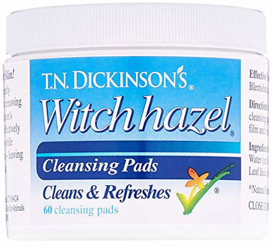 Picture of T.N. Dickinsons Hazelets Witch Hazel Pads - 60 Ea