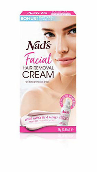 Picture of Nad's Facial Hair Removal Cream - Gentle & Soothing Hair Removal For Women - Sensitive Depilatory Cream For Delicate Face Areas, 0.99 Oz (4446)