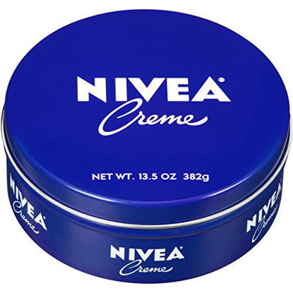 Picture of NIVEA Creme Body, Face and Hand Moisturizing Cream, 13.5 Oz Tin