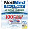 Picture of NeilMed Sinus Rinse All Natural Relief Premixed Refill Packets 100 Count (Pack of 1)