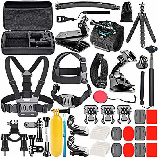 Picture of Neewer 50 in 1 Action Camera Accessory Kit Compatible with GoPro Hero10/9/8/7/6/5/4, GoPro Max, GoPro Fusion, Insta360, DJI Osmo Action/Action 2, AKASO, and more