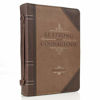 Picture of Antique Book "Be Strong & Courageous" Bible / Book Cover - Joshua 1:9 (Large)