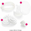 Picture of Spectra - Wide Breast Shield Set for Breast Milk Pumps - Large 28mm