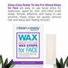 Picture of Clean + Easy Ready- To- Use Wax Strips For Facial Waxing, No Heating Required, Great For Unsightly Hair Removal Touch-Ups, 12 Ct.