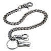 Picture of DoubleK Basic Strong Leash Biker Trucker Key Jean Wallet Chain (17") BLACK CS146