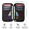 Picture of Travel Wallet & Family Passport Holder w/RFID Blocking- Document Organizer Case ?