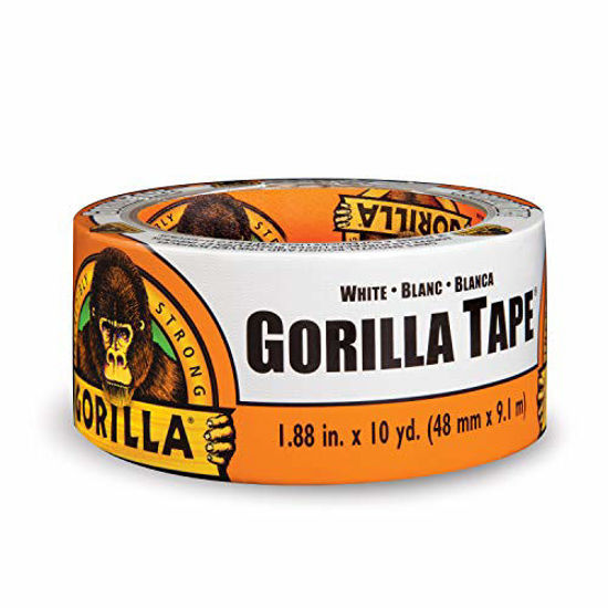 Picture of Gorilla Tape, White Duct Tape, 1.88" x 10 yd, White, (Pack of 1)