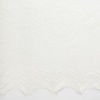 Picture of No. 918 Alison Floral Lace Sheer Rod Pocket Kitchen Curtain Valance, 58" x 14", Ivory