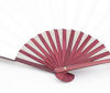 Picture of HONSHEN Chinese Folding Fan White Hand Fans Bamboo Fan with Traditional Chinese Arts Handicraft (White)