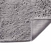 Picture of Grey Rugs for Bathroom Slip-Resistant Shag Chenille Bath Rugs Mat Extra Soft and Absorbent Bath Rug for Shower Room Machine-Washable Fast Dry (Grey, 17" x 24")