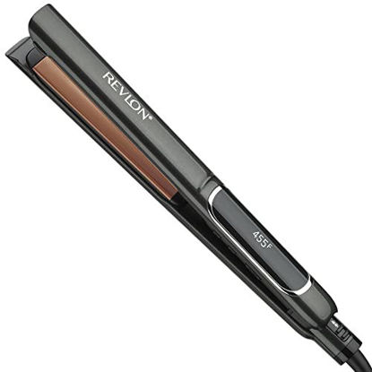 Picture of Revlon Salon Straight Copper Smooth Hair Flat Iron | Frizz Control for Fast and Shiny Styles, (1 in)