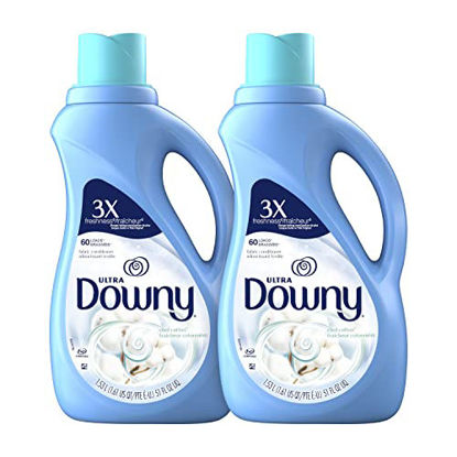 Picture of Downy Ultra Laundry Fabric Softener Liquid, Cool Cotton Scent, 120 Total Loads (Pack of 2)