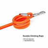 Picture of Hi Kiss Check Cord Large,Medium Small Dogs/Puppy Obedience Recall Training Agility Lead - 15ft 30ft 50ft Training Leash - Great for Training, Play, Camping, or Backyard Orange 50 Feet