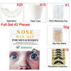 Picture of Nose Wax Kit for Men Women, Nose Hair Removal Nose Waxers Ear Hair Waxing Kit Nose Hair Remover Wax, 50g Hard Wax Beads 20 Applicators 10 Paper Cups Full Set Nose Hair Wax Gift for Men Women