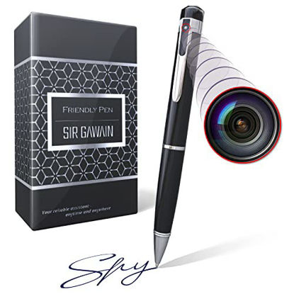 Picture of Hidden Spy Camera Pen 1080p - Nanny Camera Spy Pen Full HD Loop Recording or Picture Taking - Hidden Security Cam with Wide Angle Lens, Discrete Rechargeable