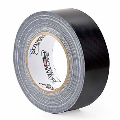 Picture of Duct Tape | USA Made Quality | Waterproof | Heavy Duty Powersteel | Black | 2 in X 25 Yds | by Gaffer Power