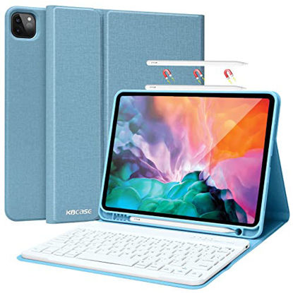 Picture of iPad Pro 11 Case with Keyboard, iPad Air 5th Generation Case with Keyboard, Keyboard Case for iPad Pro 11 inch 3rd/ 2nd/1st Gen, iPad Air 5th/ 4th Gen 10.9, Detachable Keyboard with Pencil Holder