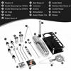 Picture of Cocktail Shaker Set, 23-Piece Boston Stainless Steel Bartender Kit with Acrylic Stand & Cocktail Recipes Booklet, Professional Bar Tools for Drink Mixing, Home, Bar, Party (Include 4 Whiskey Stones)