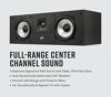 Picture of Polk Monitor XT30 Compact Center Channel Speaker - Hi-Res Audio Certified, Dolby Atmos & DTS:X Compatible, 1" Terylene Tweeter & Dual 5.25" Dynamically Balanced Woofer, Midnight Black