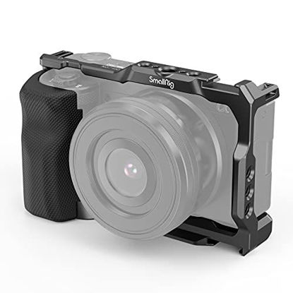 Picture of SmallRig ZV-E10 Cage with Grip and Built-in Quick Release Plate for Arca-Swiss for Sony ZV-E10-3538