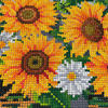 Picture of MXJSUA Diamond Painting Kits for Adults, Round Full Drill Diamond Painting Kits, 5D DIY Diamond Painting by Number Kits Diamond Art Kits for Decor 12x16 Inch Sunflowers Mason Jars St. Patrick's Day