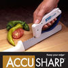 Picture of AccuSharp Knife & Tool Sharpener - Diamond-Honed Tungsten Carbide Rust-Free Sharpener Quickly Sharpens, Restores, Repairs & Hones Serrated Blades, Cutting Tools, Cleavers, Axes & Machetes