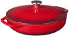 Picture of Lodge 3.6 Quart Cast Iron Casserole Pan. Red Enamel Cast Iron Casserole Dish with Dual Handles and Lid (Island Spice Red)