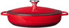 Picture of Lodge 3.6 Quart Cast Iron Casserole Pan. Red Enamel Cast Iron Casserole Dish with Dual Handles and Lid (Island Spice Red)