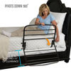 Picture of Stander 30" Safety Bed Rail, Adjustable Bed Rail for Elderly Adults, Bed Safety Rail