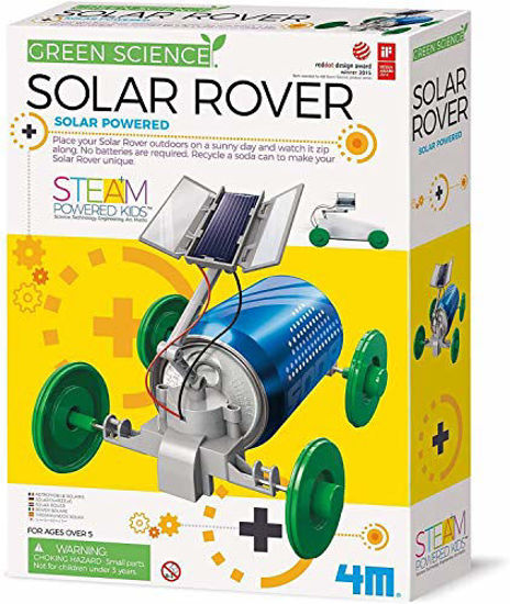 Picture of 4M 3782 Green Science Solar Rover Kit DIY Solar Power, Eco-Engineering Stem Toys Educational Gift for Kids & Teens, Boys & Girls