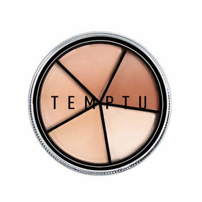 Picture of TEMPTU S/B Silicone-Based Concealer Wheel | 5 Natural Skin Tone Shades For Weightless Coverage Of Redness, Dark Spots & Discolorations