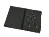 Picture of Derwent Black Paper Sketch Book - A4 Portrait, 40 Sheets, Acid-Free Paper, Wirebound Spine, Professional Quality, Black Book, 2300379