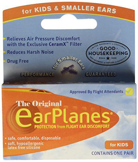 Picture of Earplanes Childrens Ear Plugs Disposable for Flight Sound Noise and Air Protection, 1 Pair