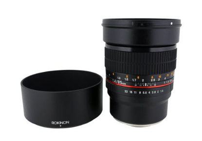 Picture of Rokinon 85M-E 85mm F1.4 Fixed Lens for Sony, E-Mount and for Other Cameras,Black