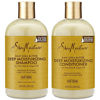 Picture of Shea Moisture Raw Shea Butter Shampoo and Conditioner Set, Deep Moisturizing with Sea Kelp & Argan Oil, Sulfate Free & Silicone Free, Curly Hair Products, 13 Fl. Oz. Ea.