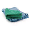 Picture of Microfiber Glass Cleaning Cloths | Streak Free Windows & Mirrors | Lint Free Towels | Car Windows Wipes | Polishing Rags | Machine Wash- Blue, Green (8 Pack)