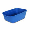 Picture of Petmate Giant Litter Pan High-Capacity Cat Litter Box Blue Mesa Color