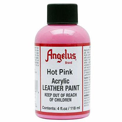 Picture of Angelus Acrylic Leather Paint, Hot Pink 4oz