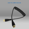 Picture of UCEC 4k Full HDMI to Full HDMI Coiled Cable for Atomos for Ninja Star Recorder(11.8-17.7")