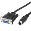 Picture of uxcell DB9 9 Pin Female to Mini Din 8 Pin Male Converter Cable Cord 2.4M 8Ft